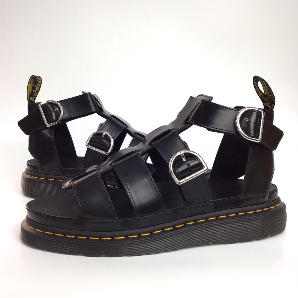 Dr Martens Mackaye Gladiator Leather Strap Sandals